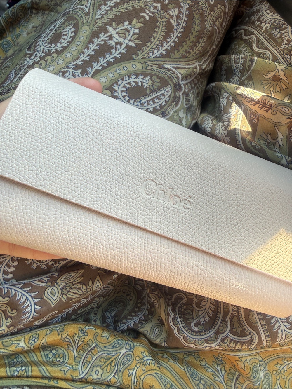 New Rare Chloe Gold Frame Brown Gradient Round Scalloped Sunglasses - Picture 10 of 16